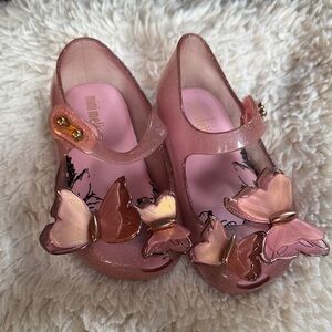 Mini Melissa Pink Butterfly kid’s Shoes